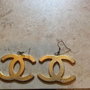 Faux Pierced Chanel Earrings